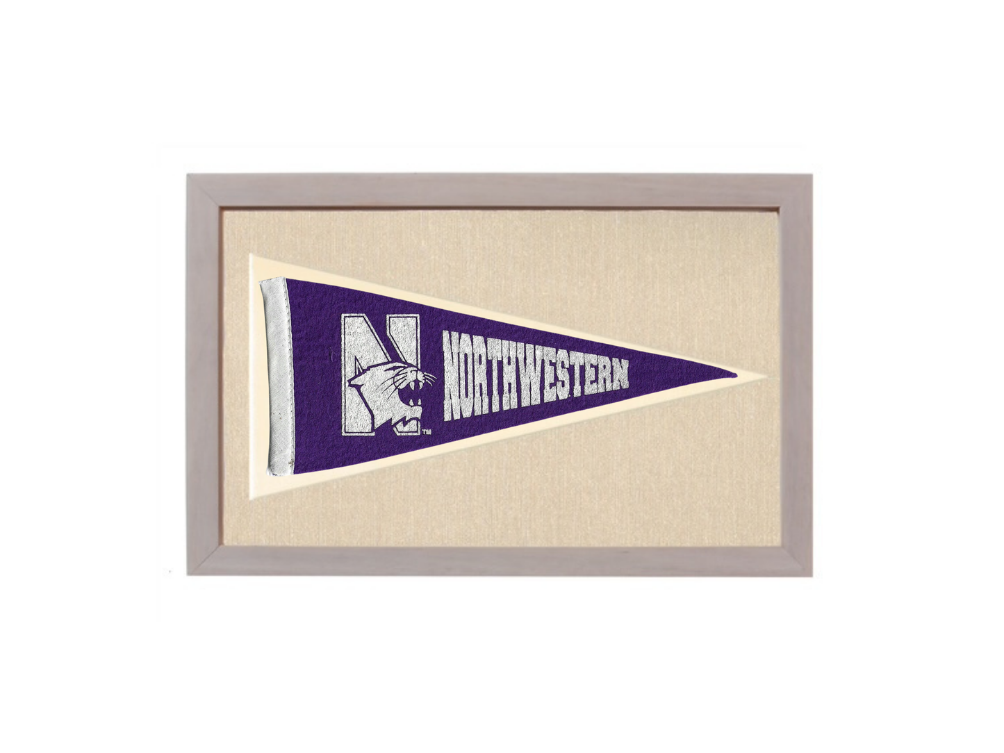 Vintage Northwestern University Pennant