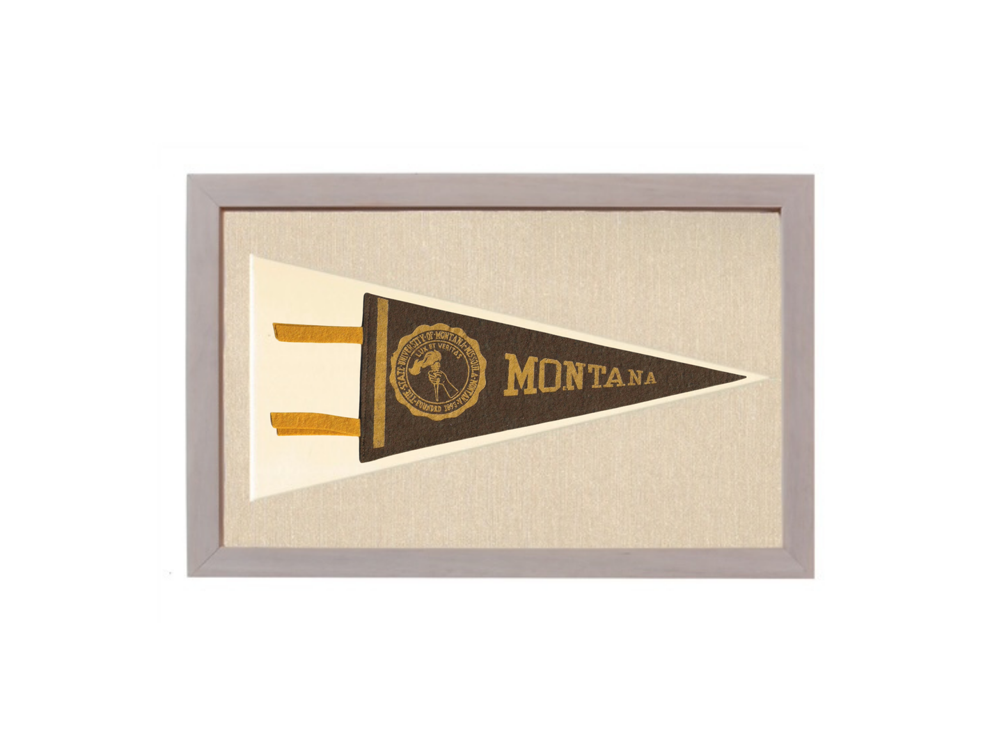 Vintage Montana Pennant