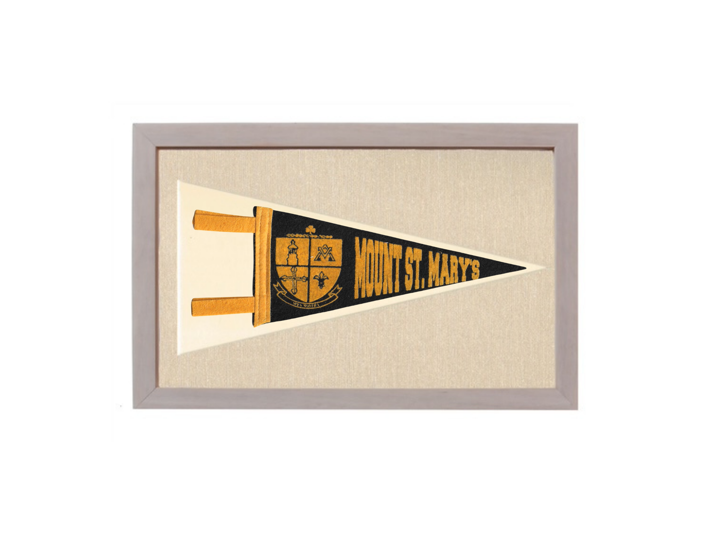 Vintage Mount St. Mary's Pennant
