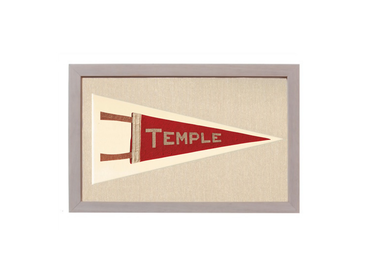 Vintage Temple University Pennant