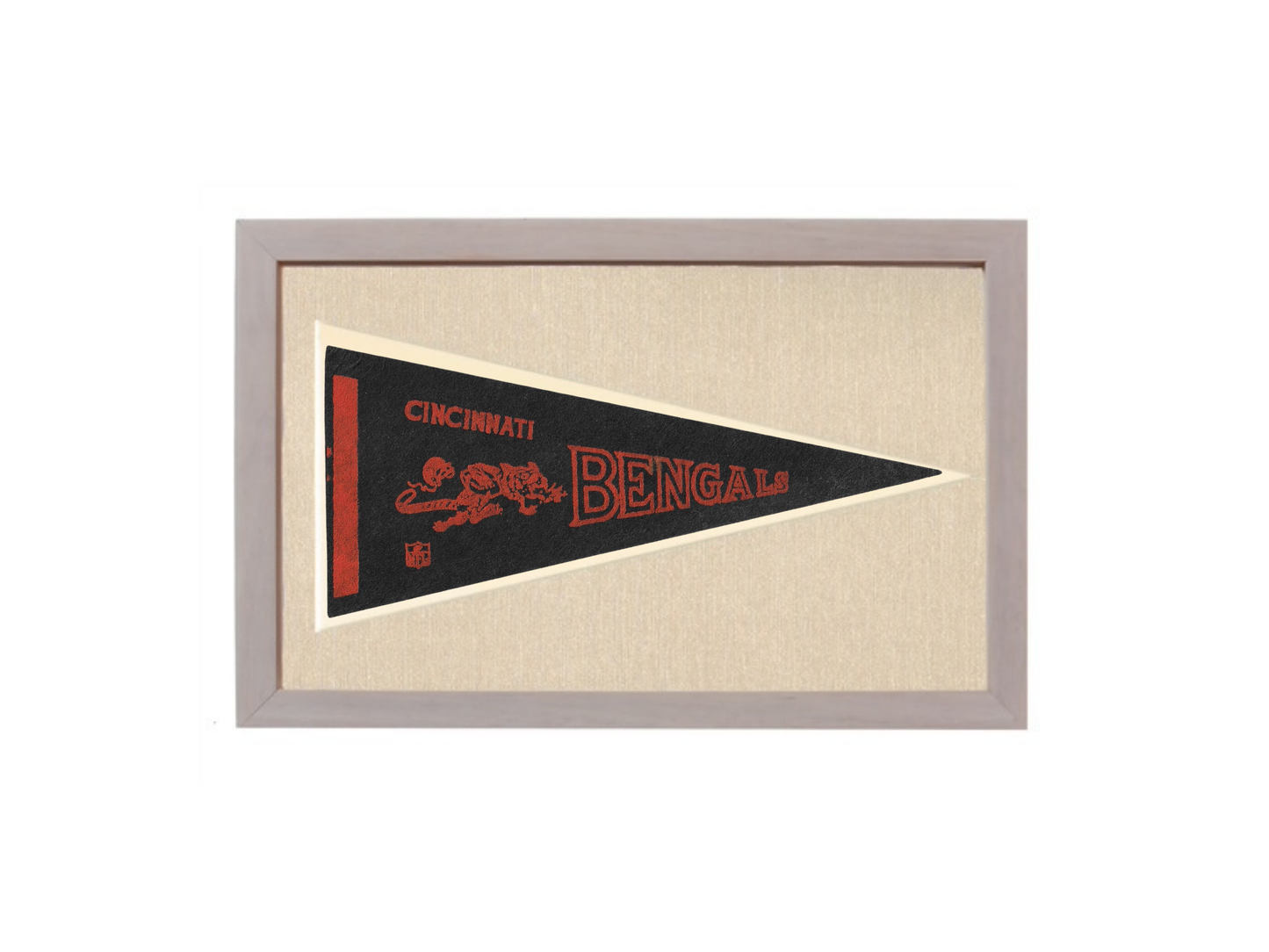 Vintage Cincinatti Bengals Pennant