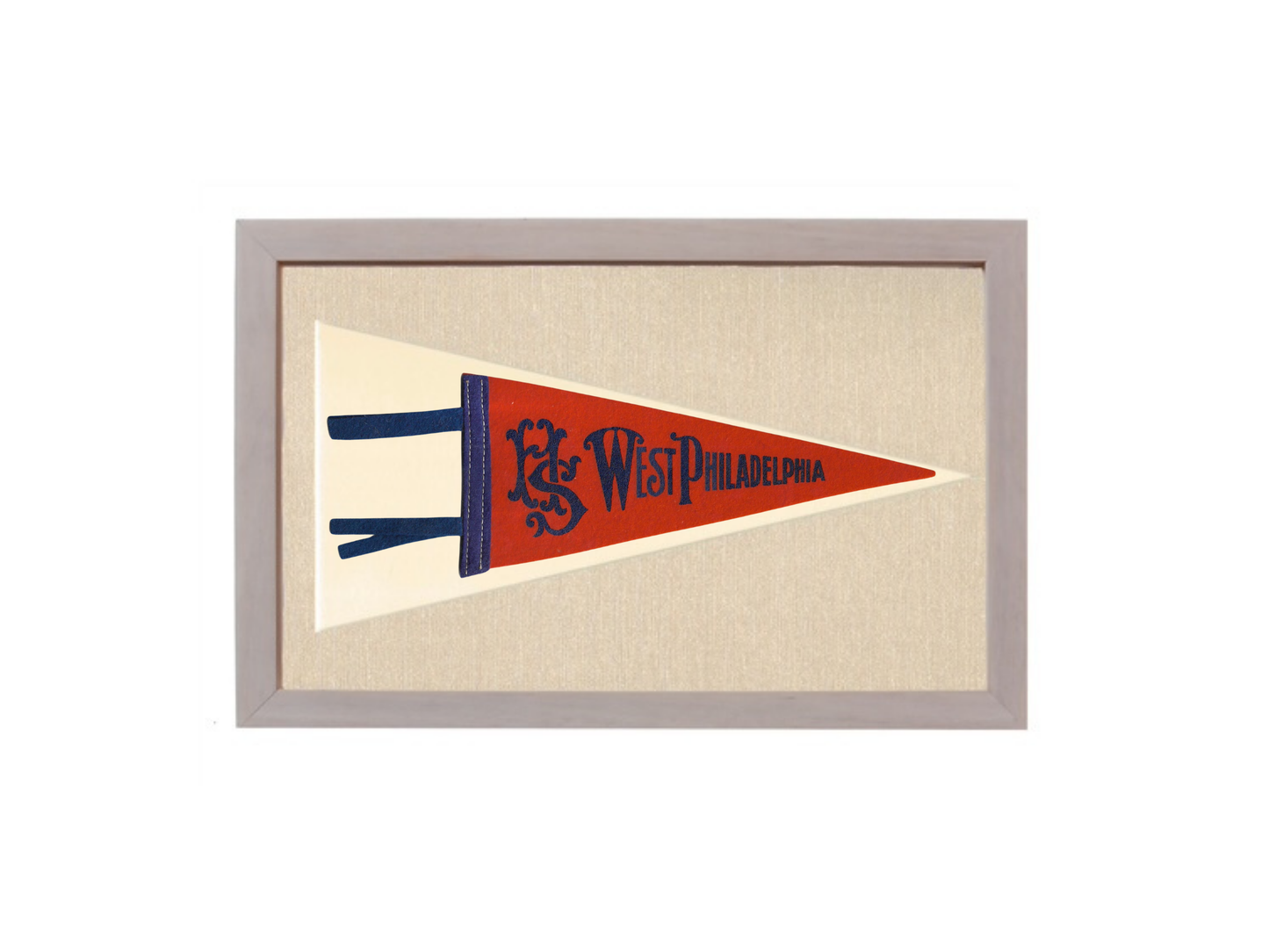 Vintage West Philadelphia Pennant