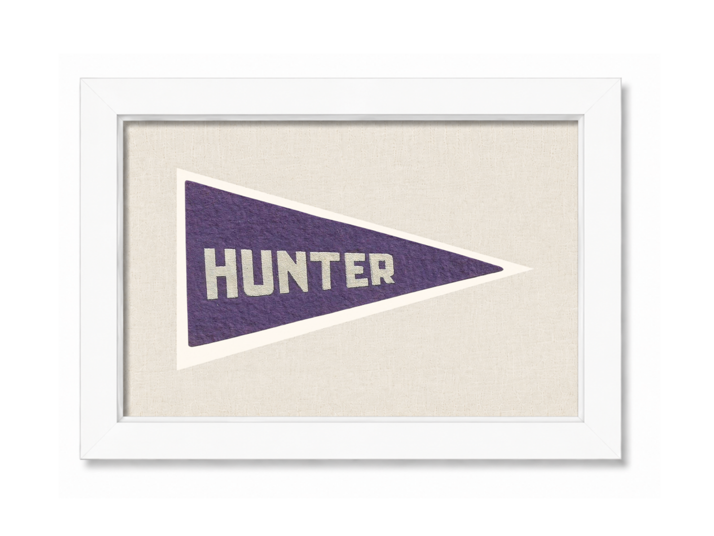 Vintage Hunter College Pennant