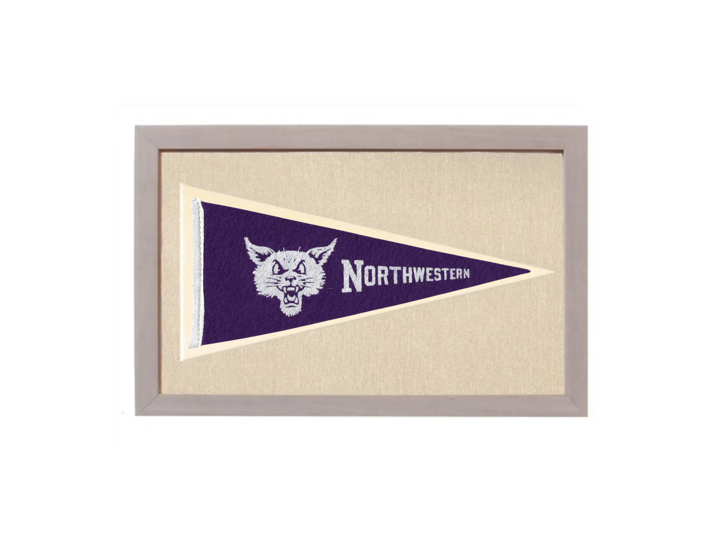 Vintage Northwestern Pennant