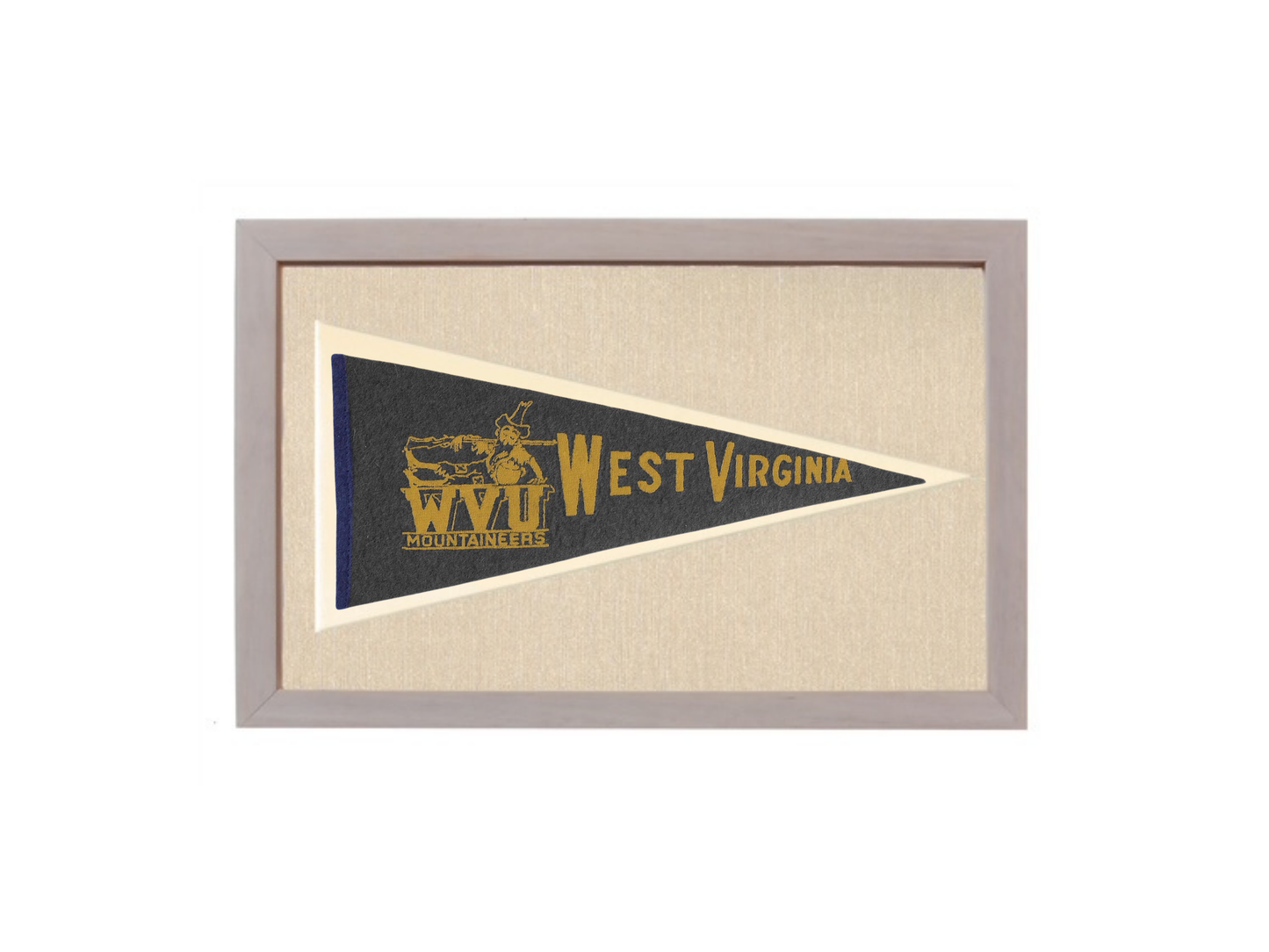 Vintage West Virginia Pennant