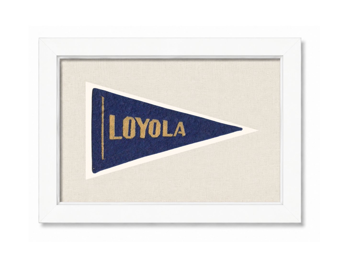 Vintage Loyola Marymount University (LMU) Pennant