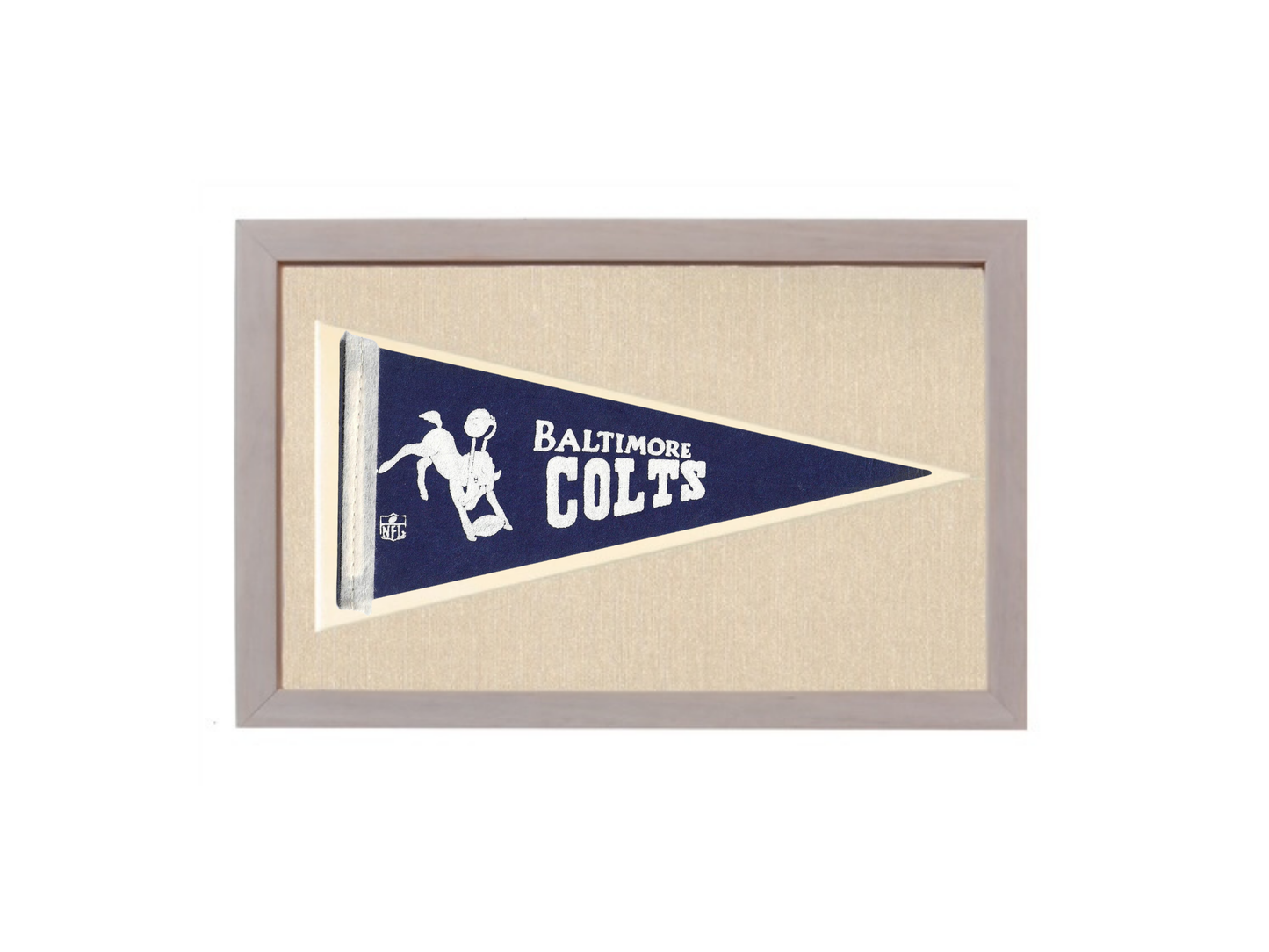 Vintage Baltimore Colts Pennant