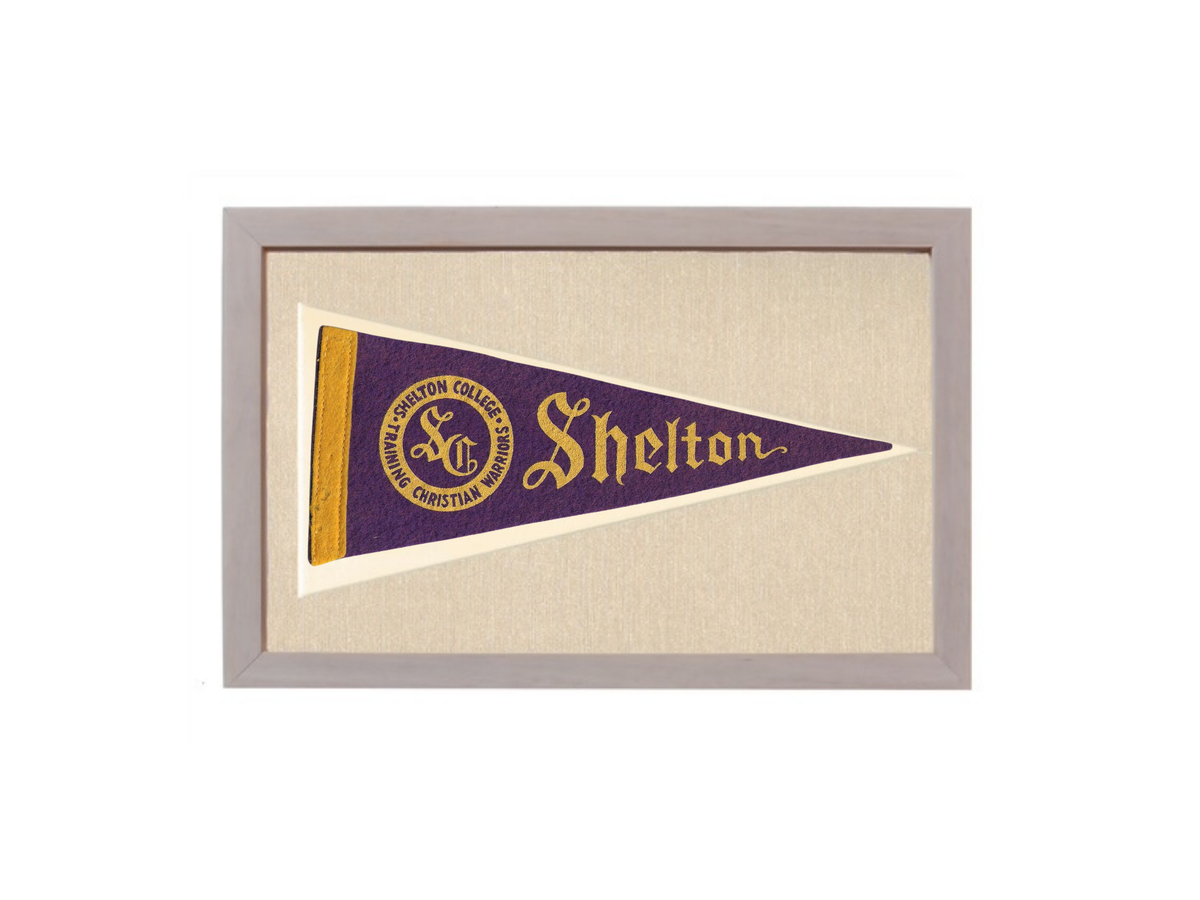Vintage Southern Methodist University Pennant