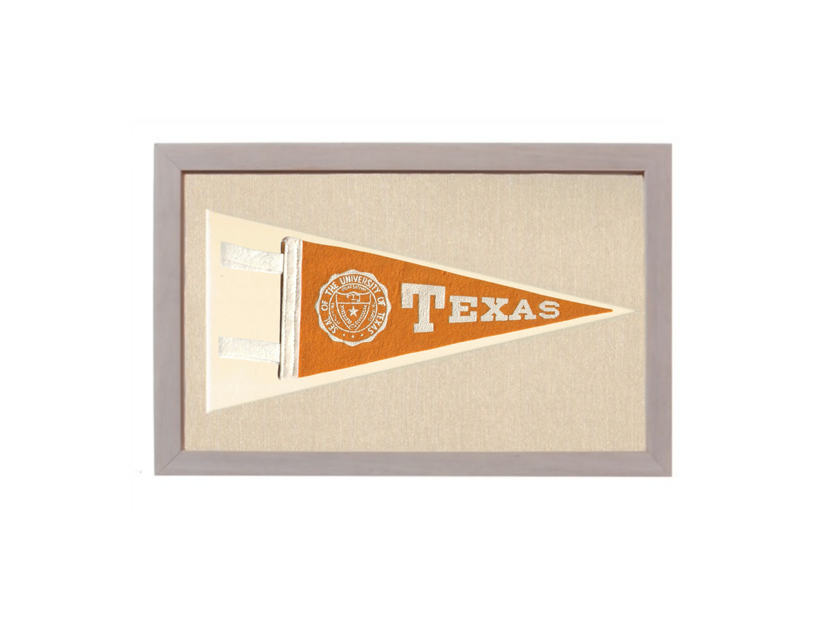 Vintage University of Texas Pennant