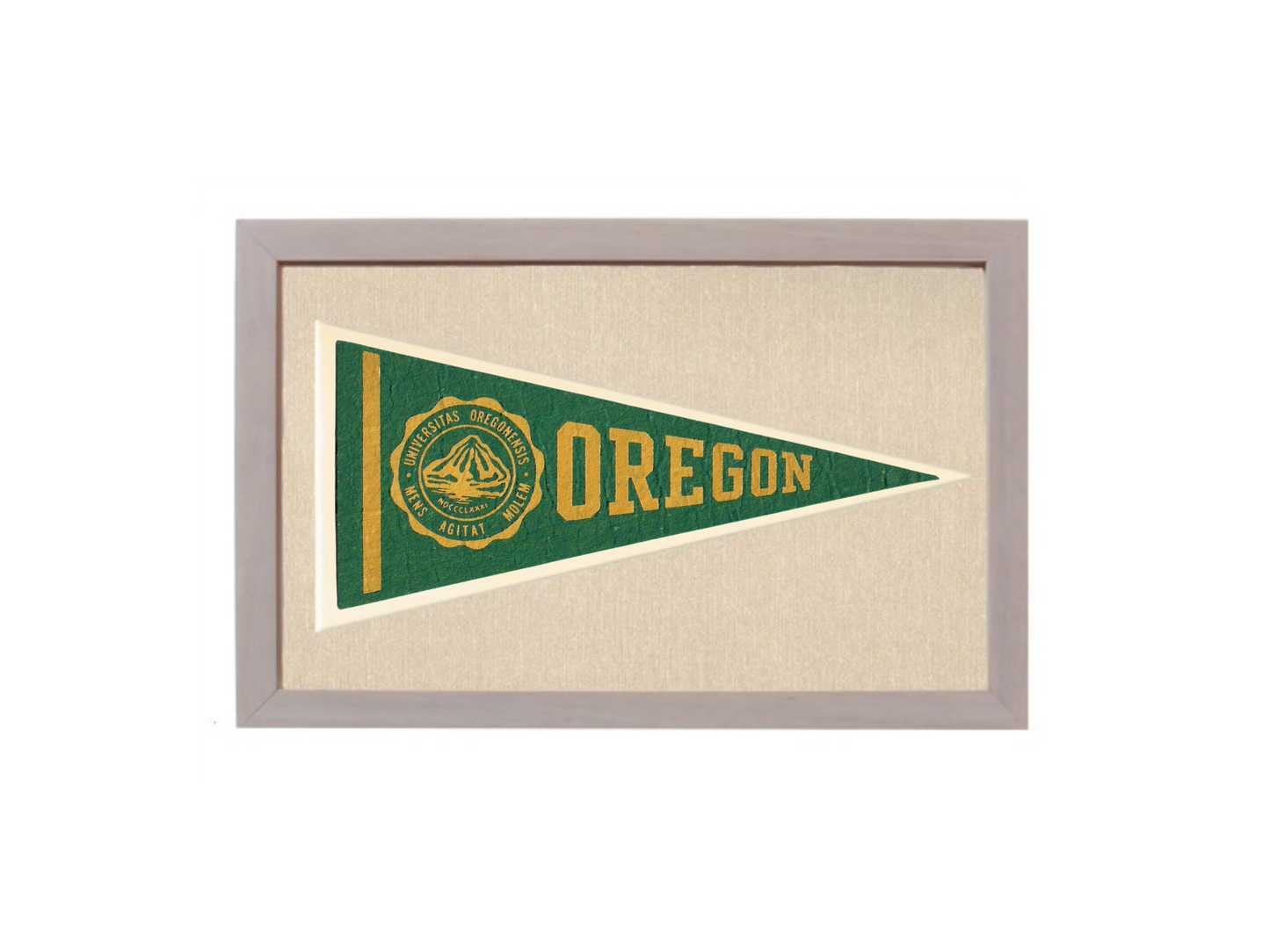 Vintage Oregon Pennant