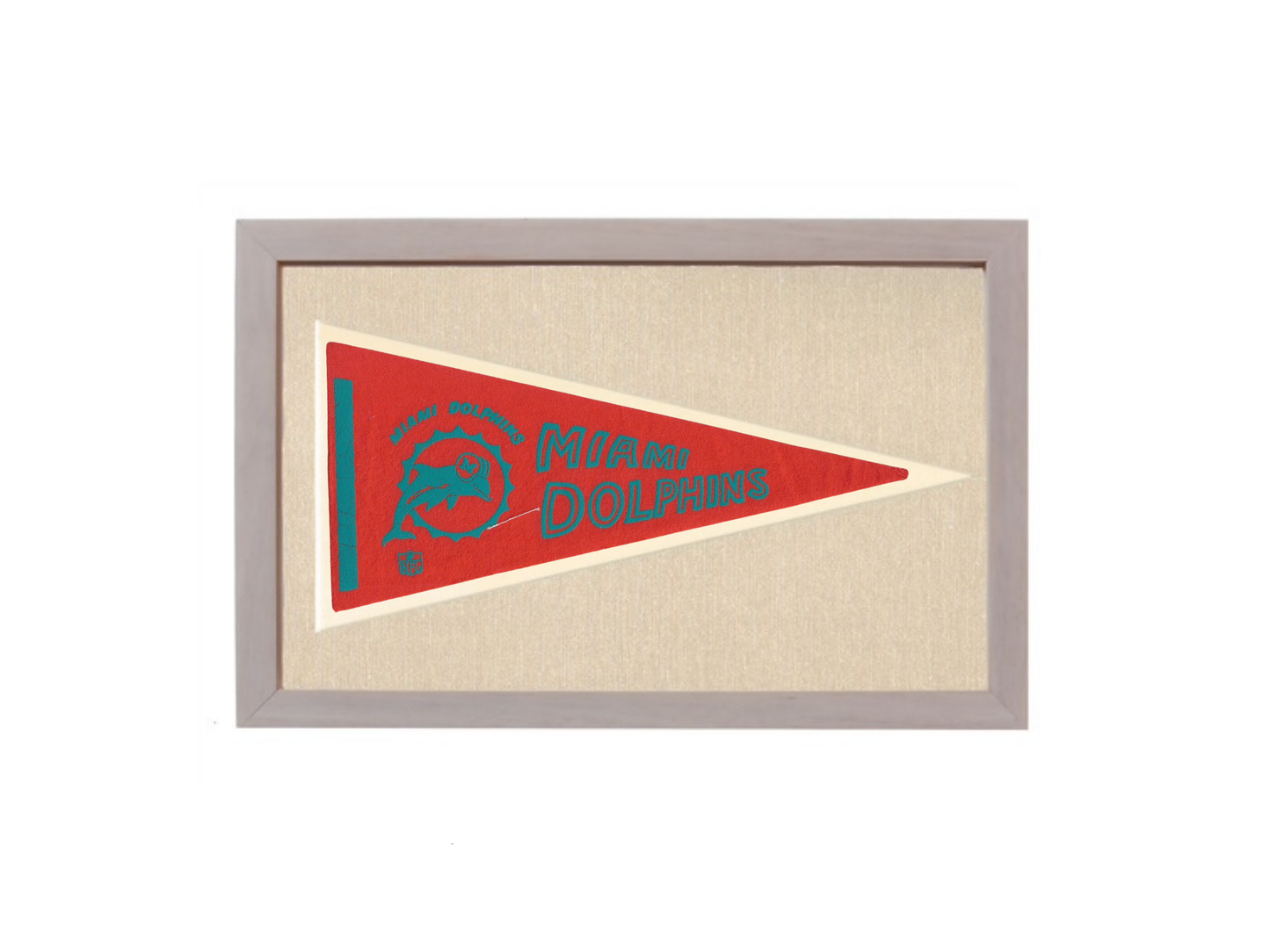 Vintage Miami Dolphins Pennant