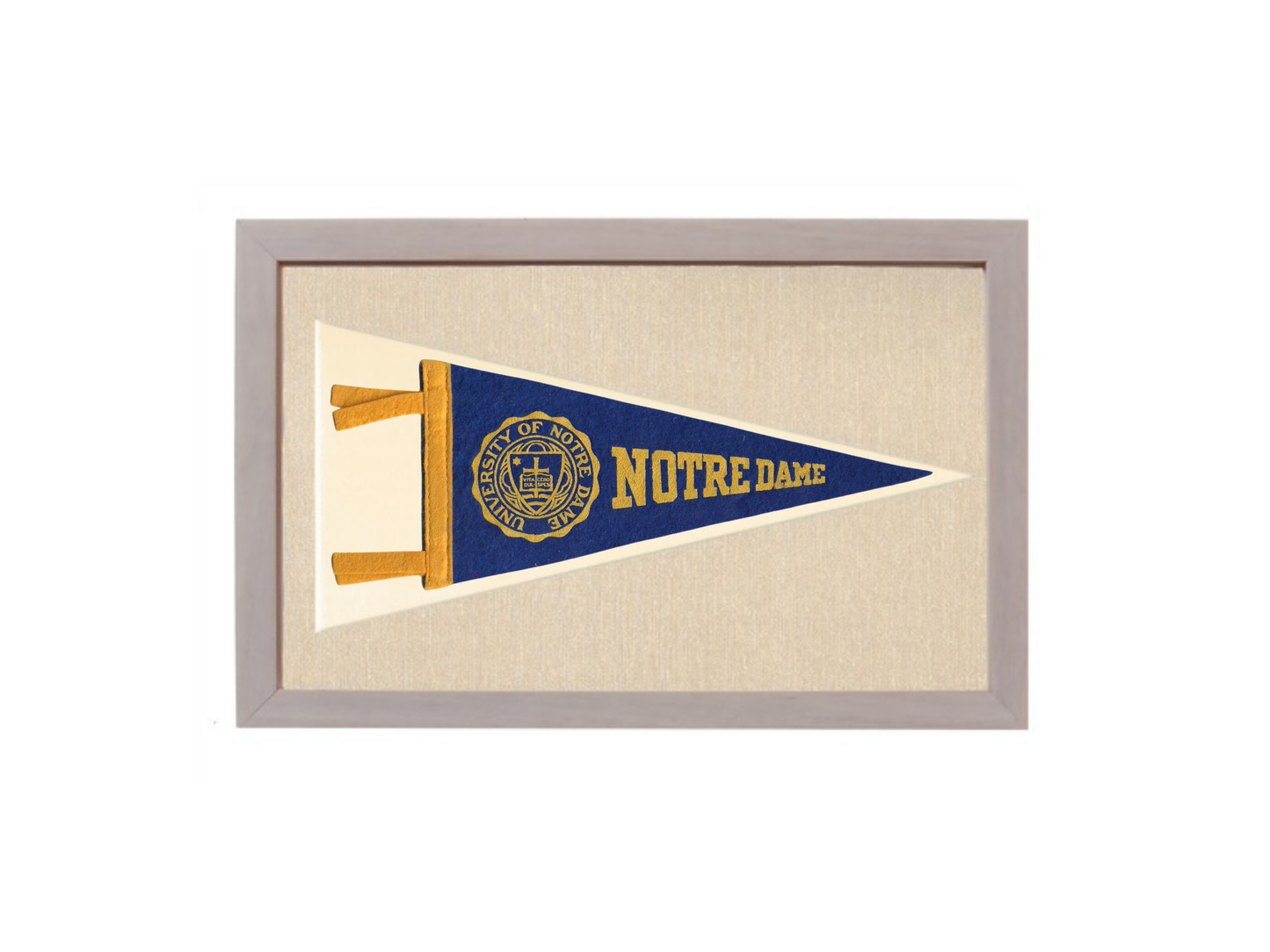 Vintage Notre Dame Pennant