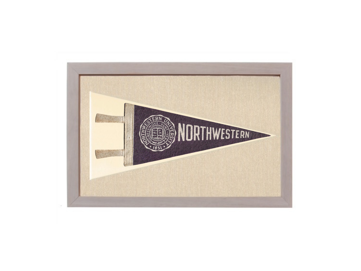Vintage Northwestern Pennant