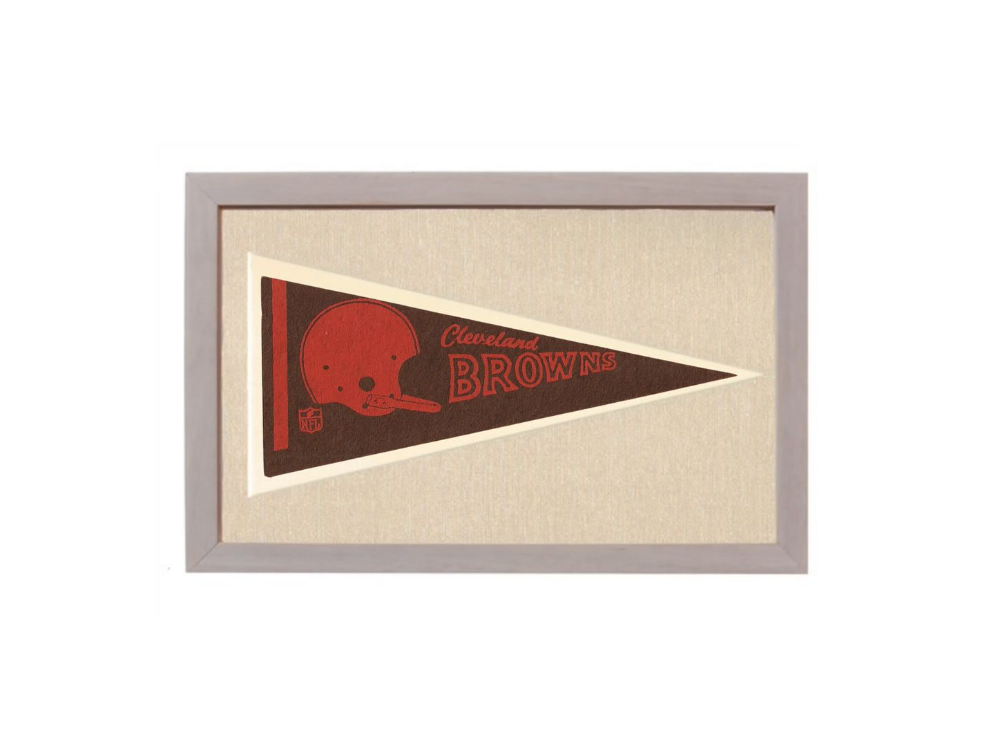 Vintage Cleveland Browns Pennant
