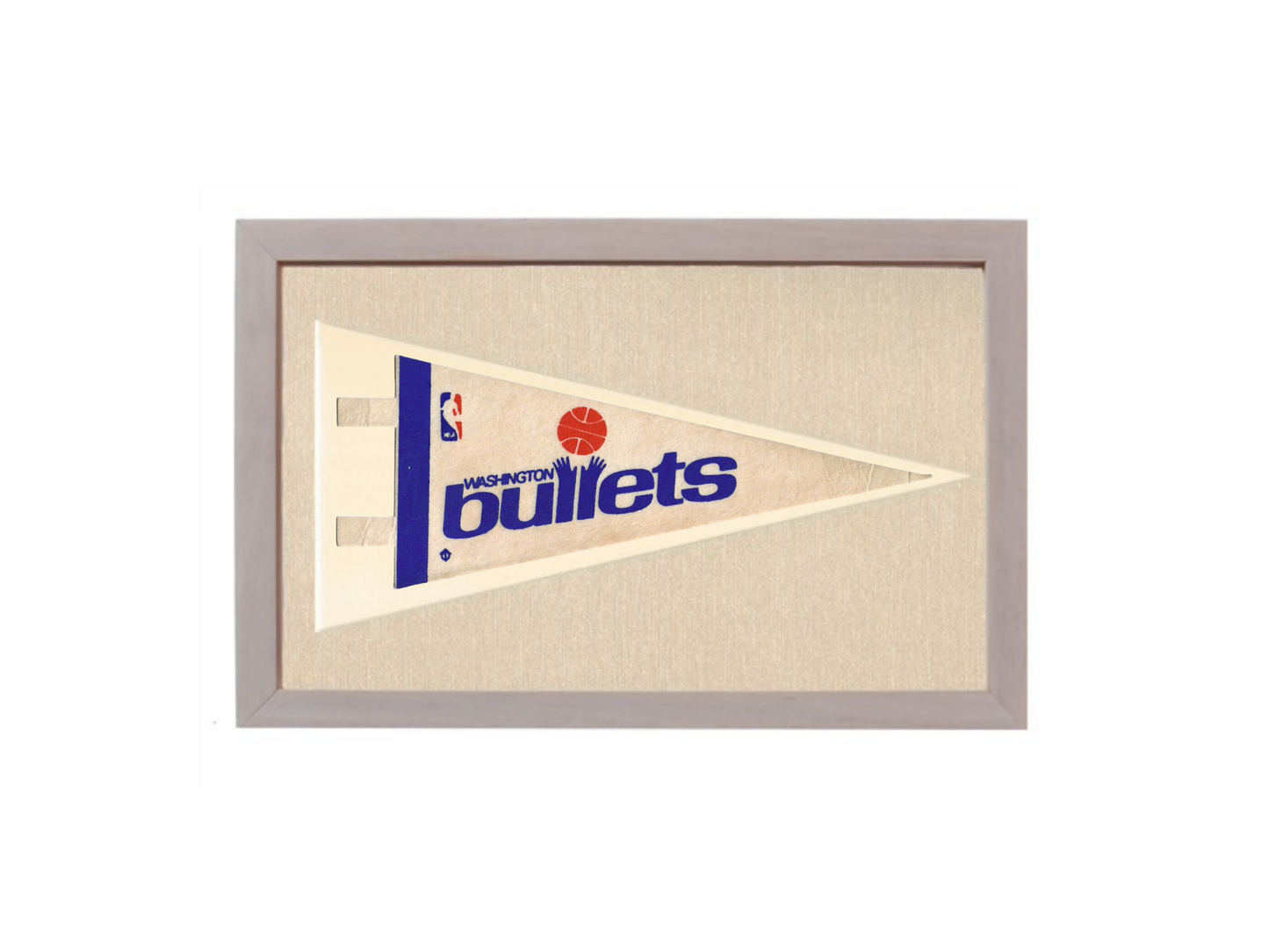 Vintage Washington Bullets Pennant