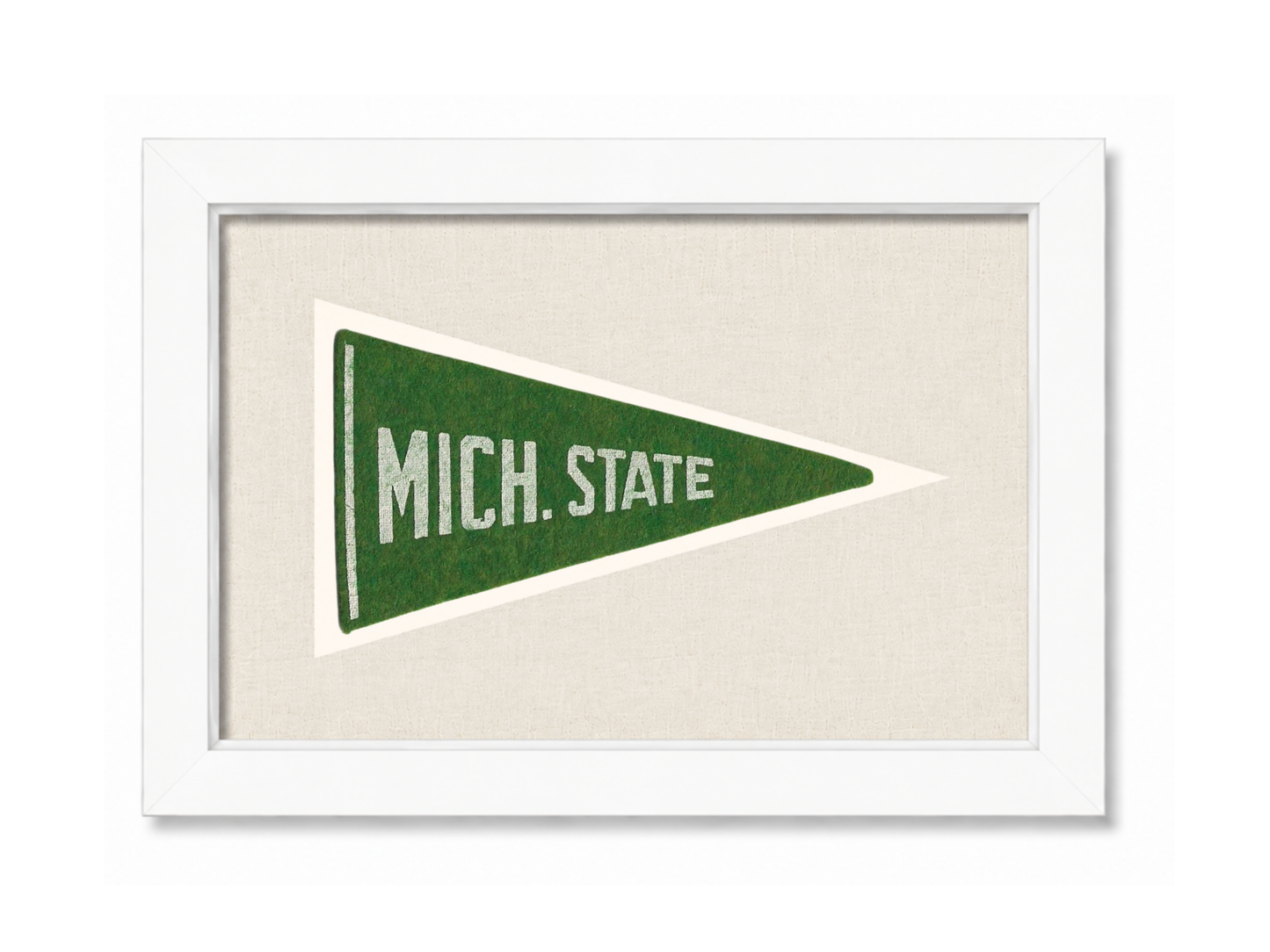 Vintage MSU Pennant
