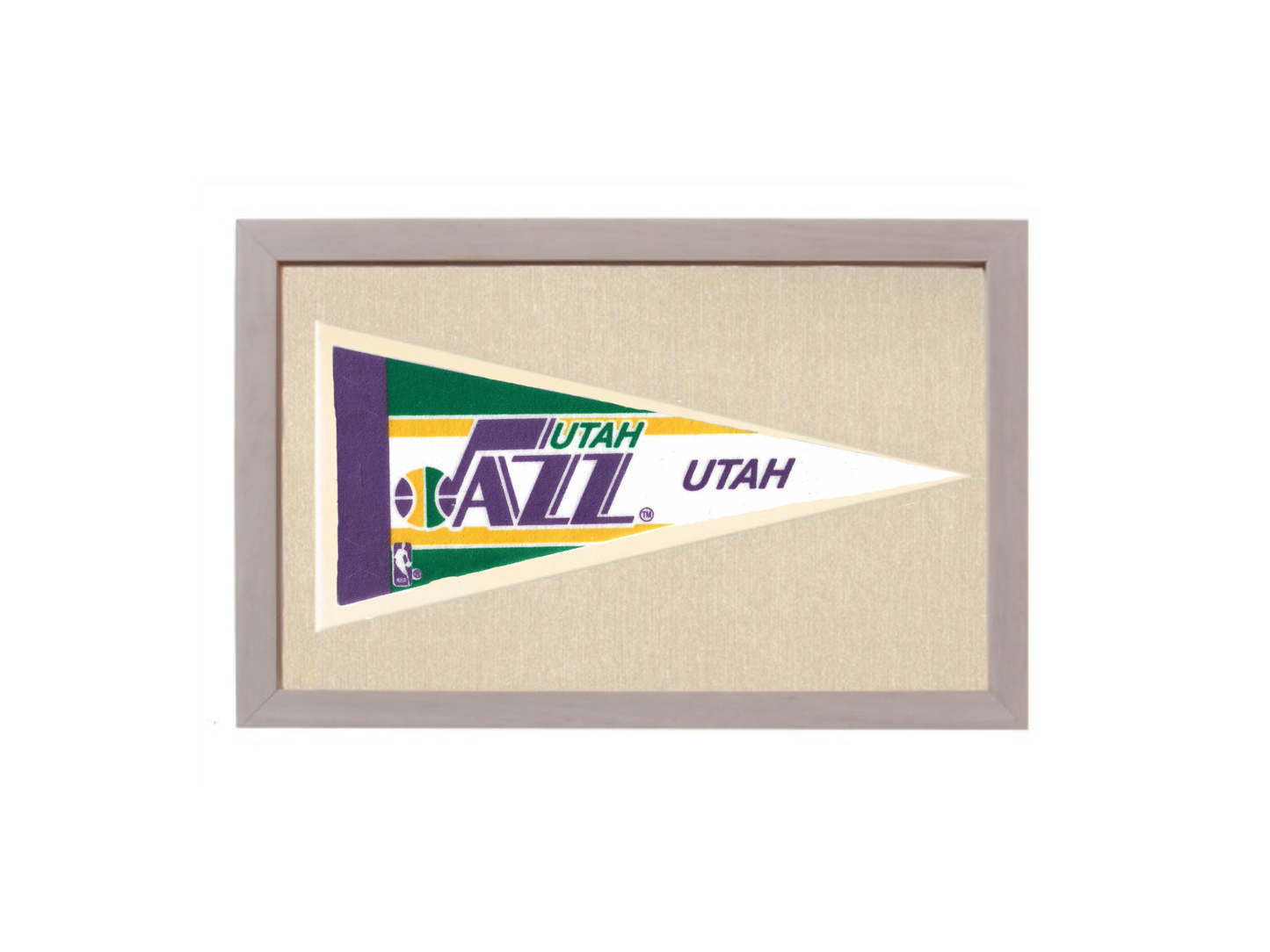 Vintage Utah Jazz Pennant