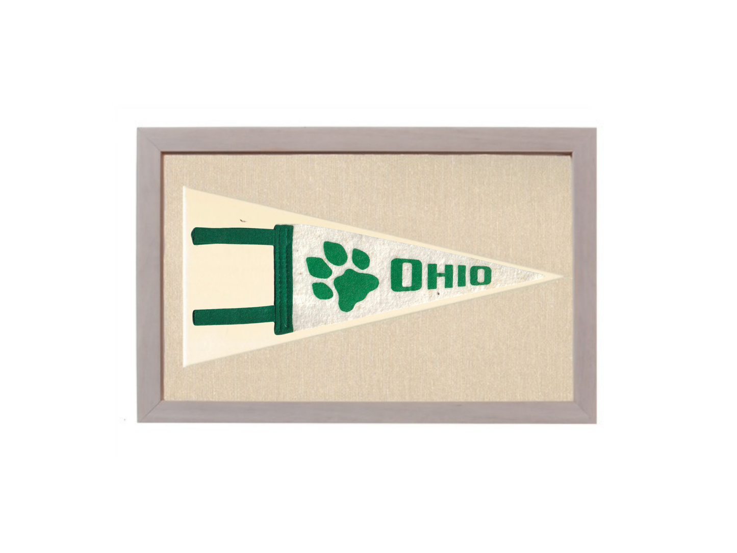 Vintage Ohio University Pennant