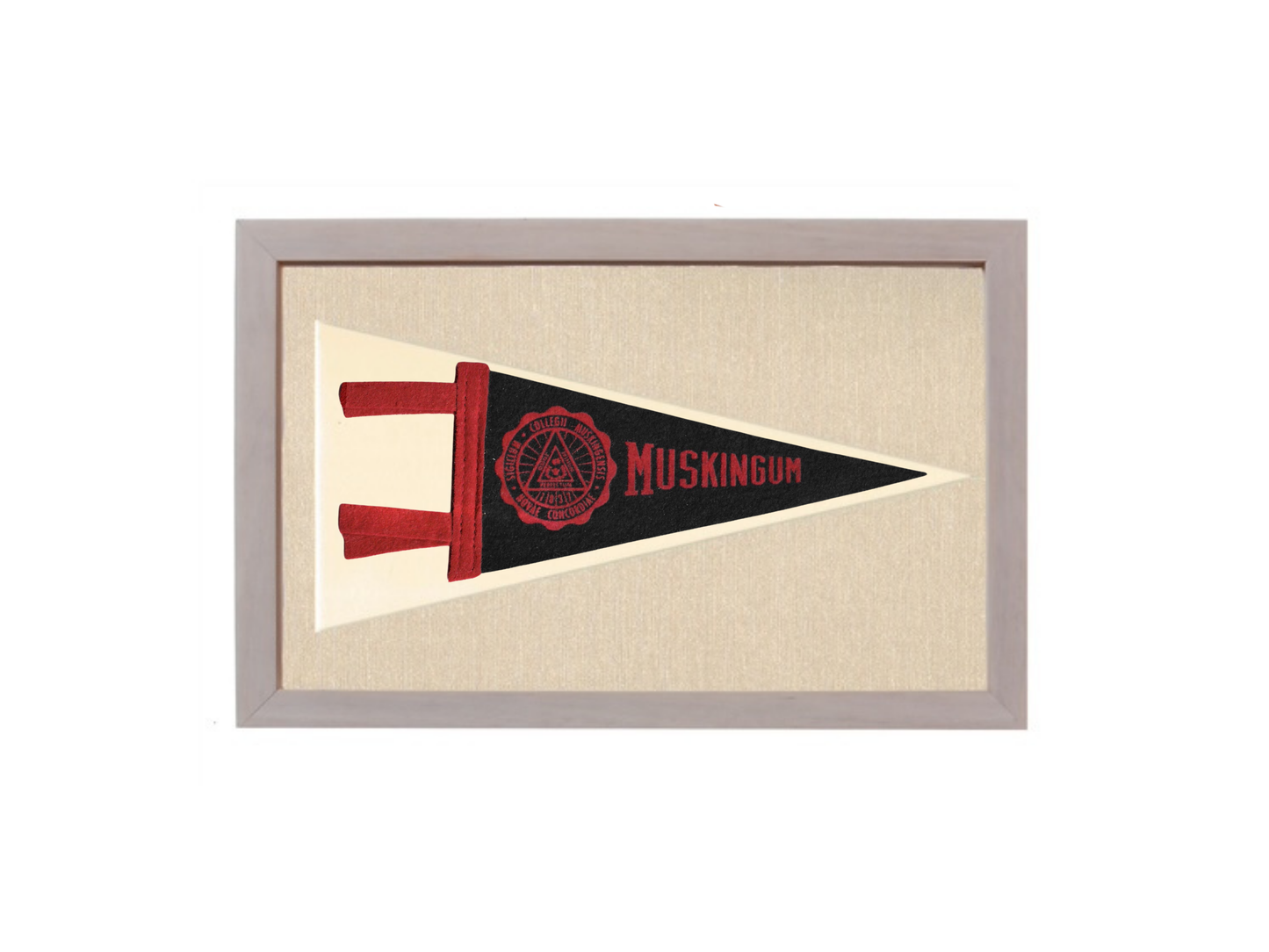 Vintage Muskingum Pennant