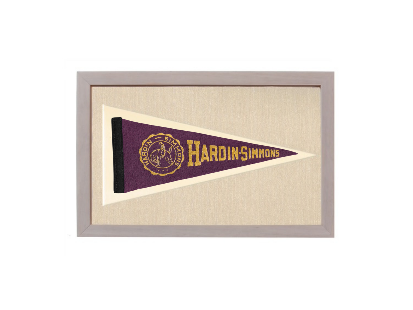 Vintage Hardin Simmons Pennant