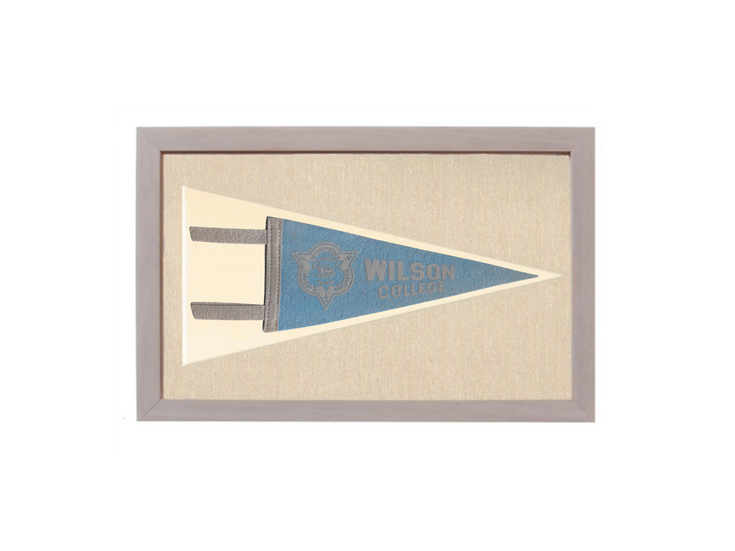 Vintage Wilson College Pennant