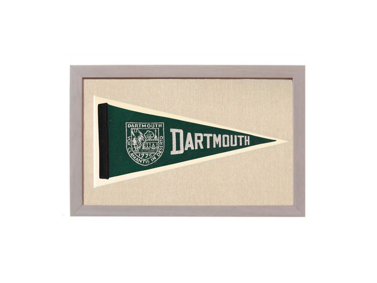 Vintage Dartmouth College Pennant