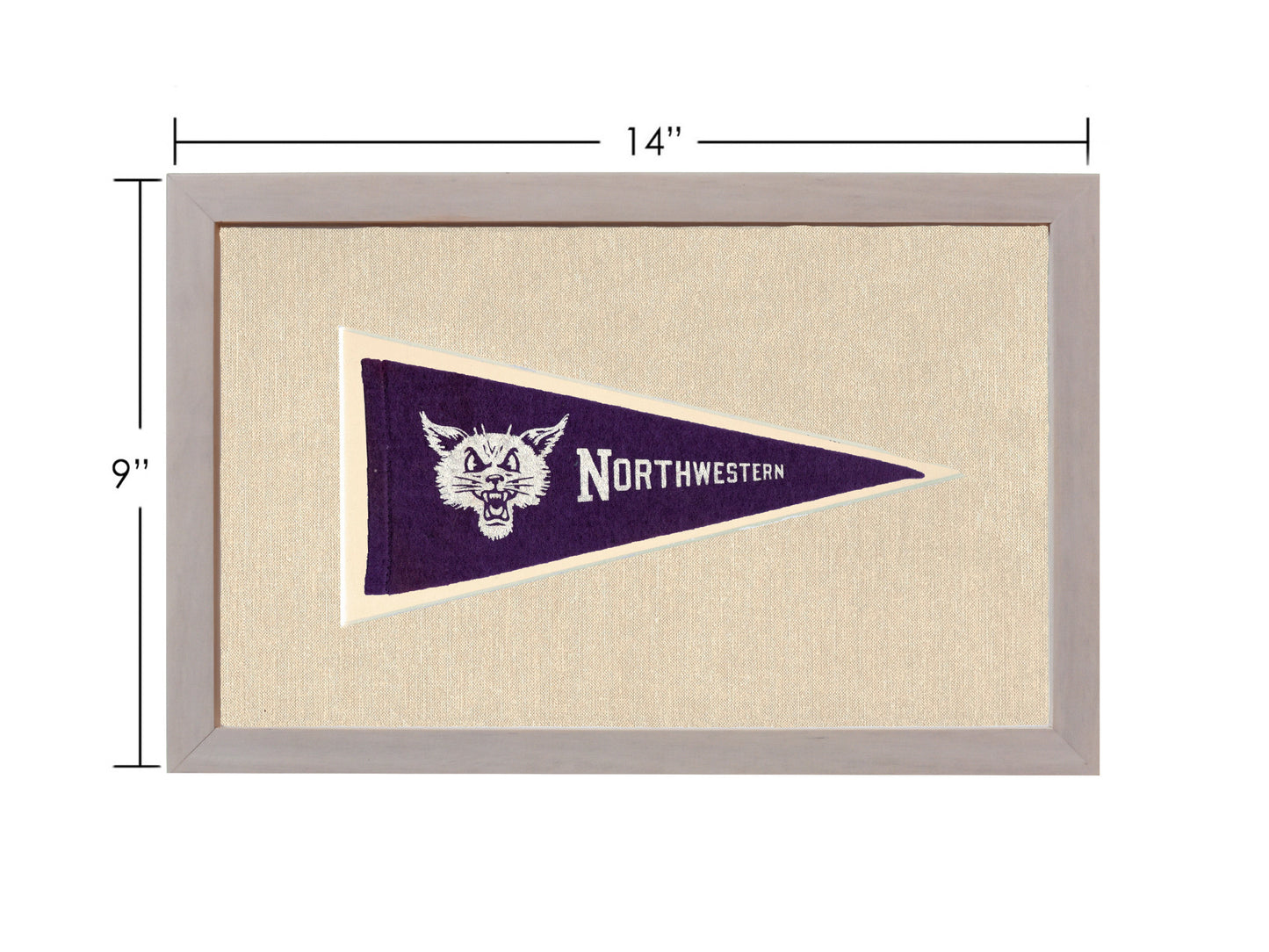Vintage Northwestern Pennant