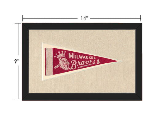 Vintage Milwaukee Braves Pennant