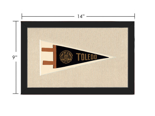 Vintage University of Toledo Pennant