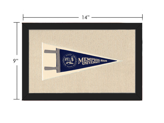 Vintage Memphis State University Pennant