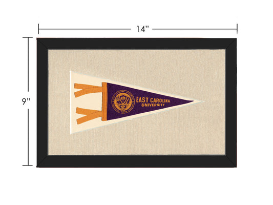 Vintage East Carolina University Pennant
