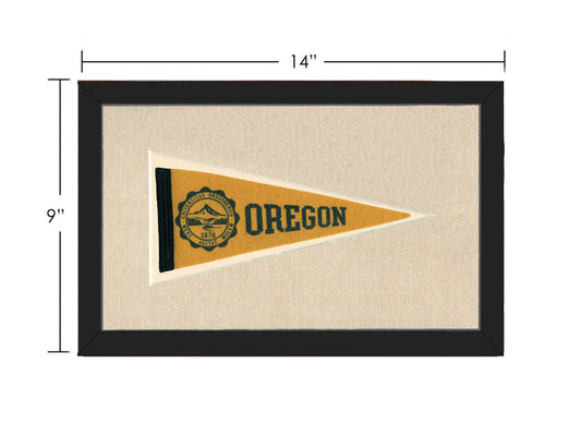 Vintage University of Oregon Pennant