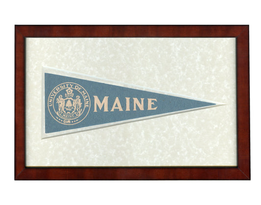 Vintage University of Maine pennant circa 1950s