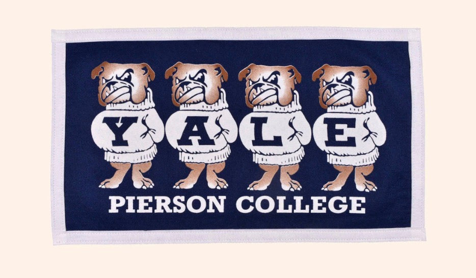 Vintage Yale University Pierson College Banner