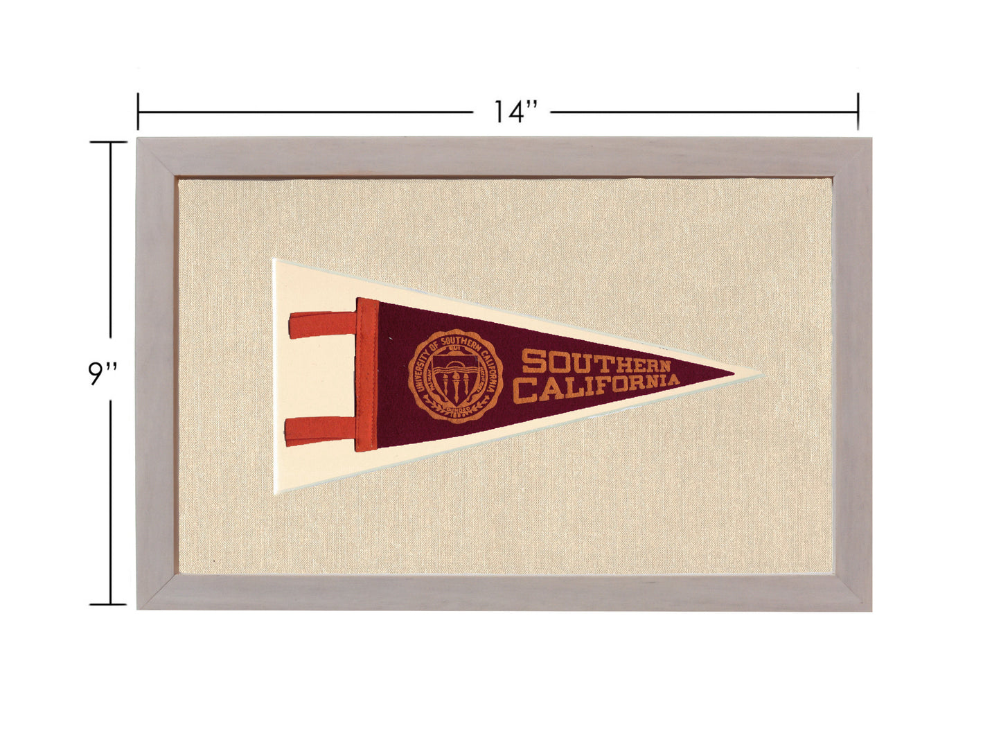 Vintage University of Southern California Pennant