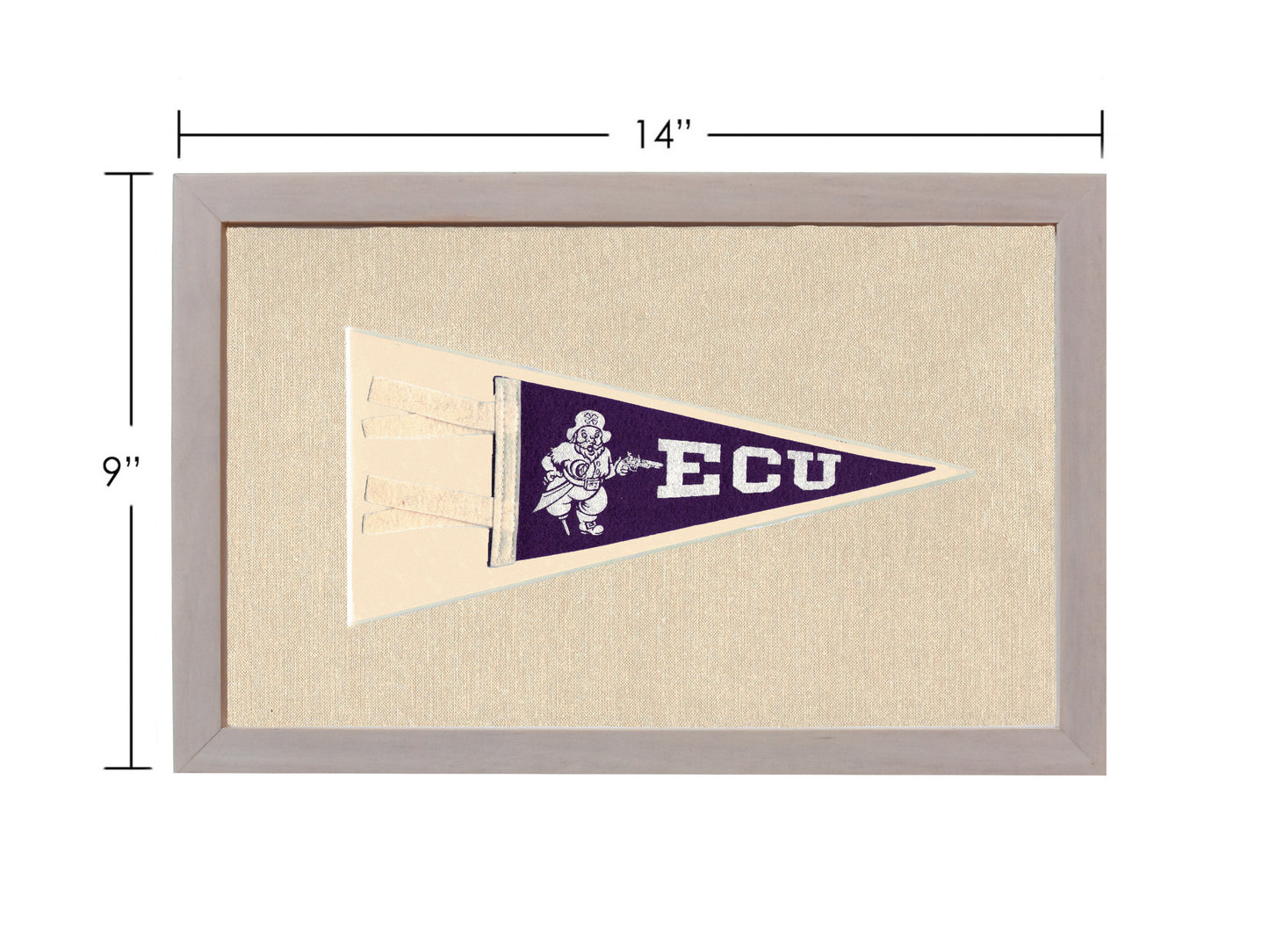 Vintage East Carolina University Pennant