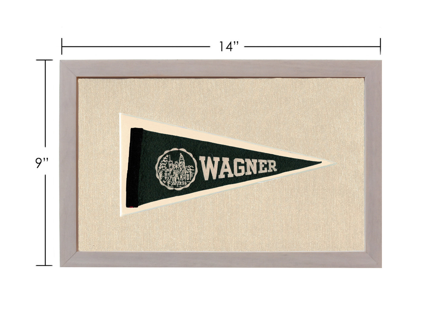 Vintage Wagner College Pennant