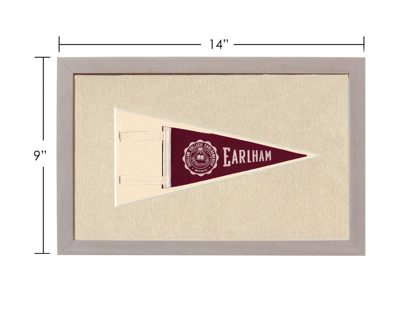 Vintage Earlham College Pennant