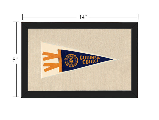 Vintage Columbia College Pennant