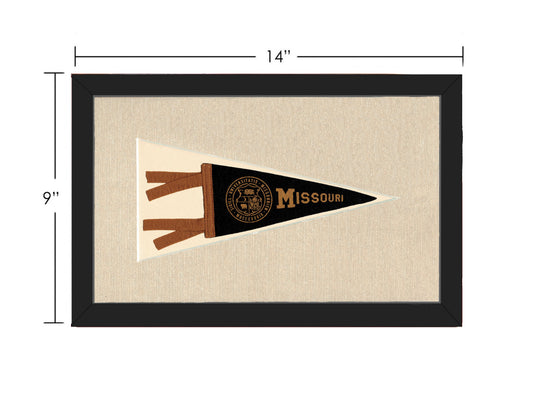 Vintage University of Missouri Pennant