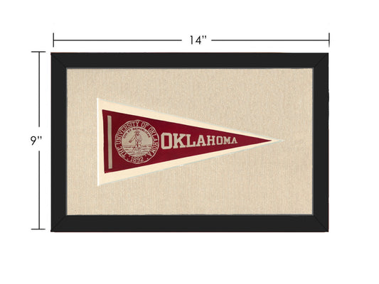 Vintage University of Oklahoma Pennant