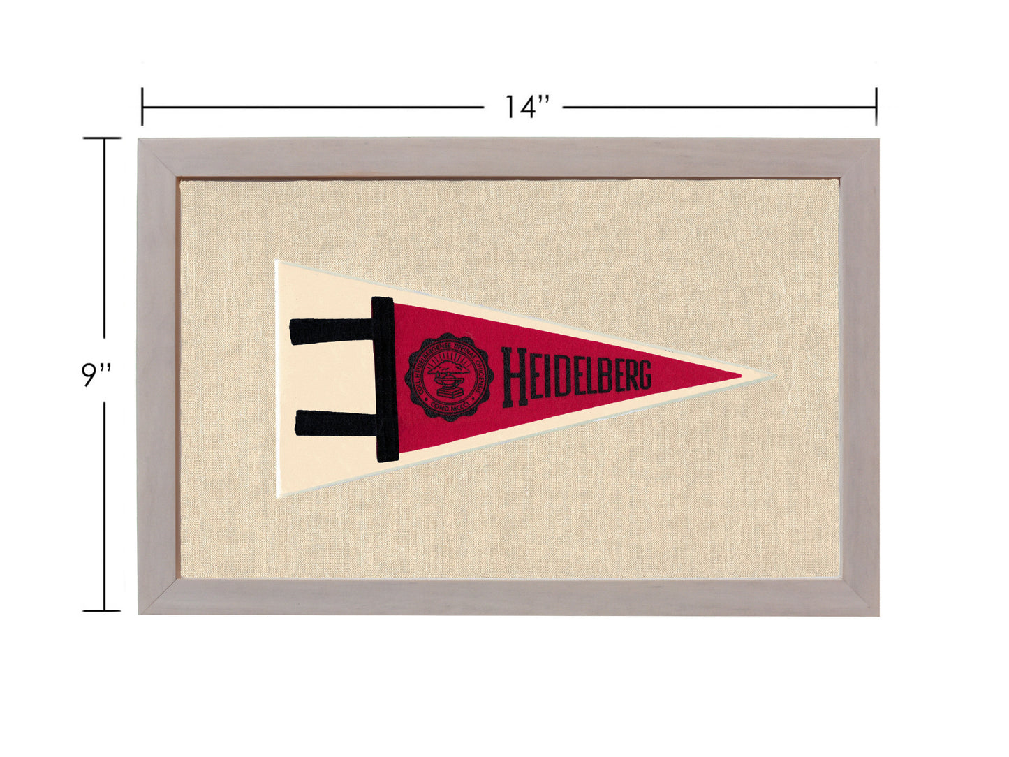 Vintage Heidelberg University Pennant