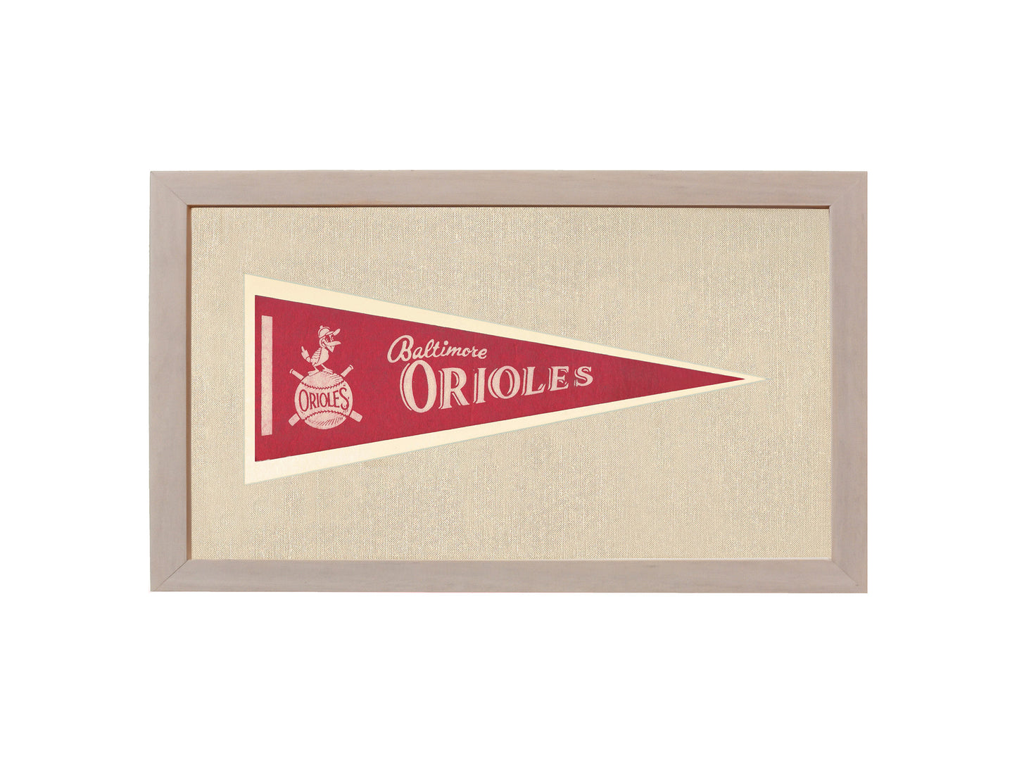 Vintage Baltimore Orioles Pennant