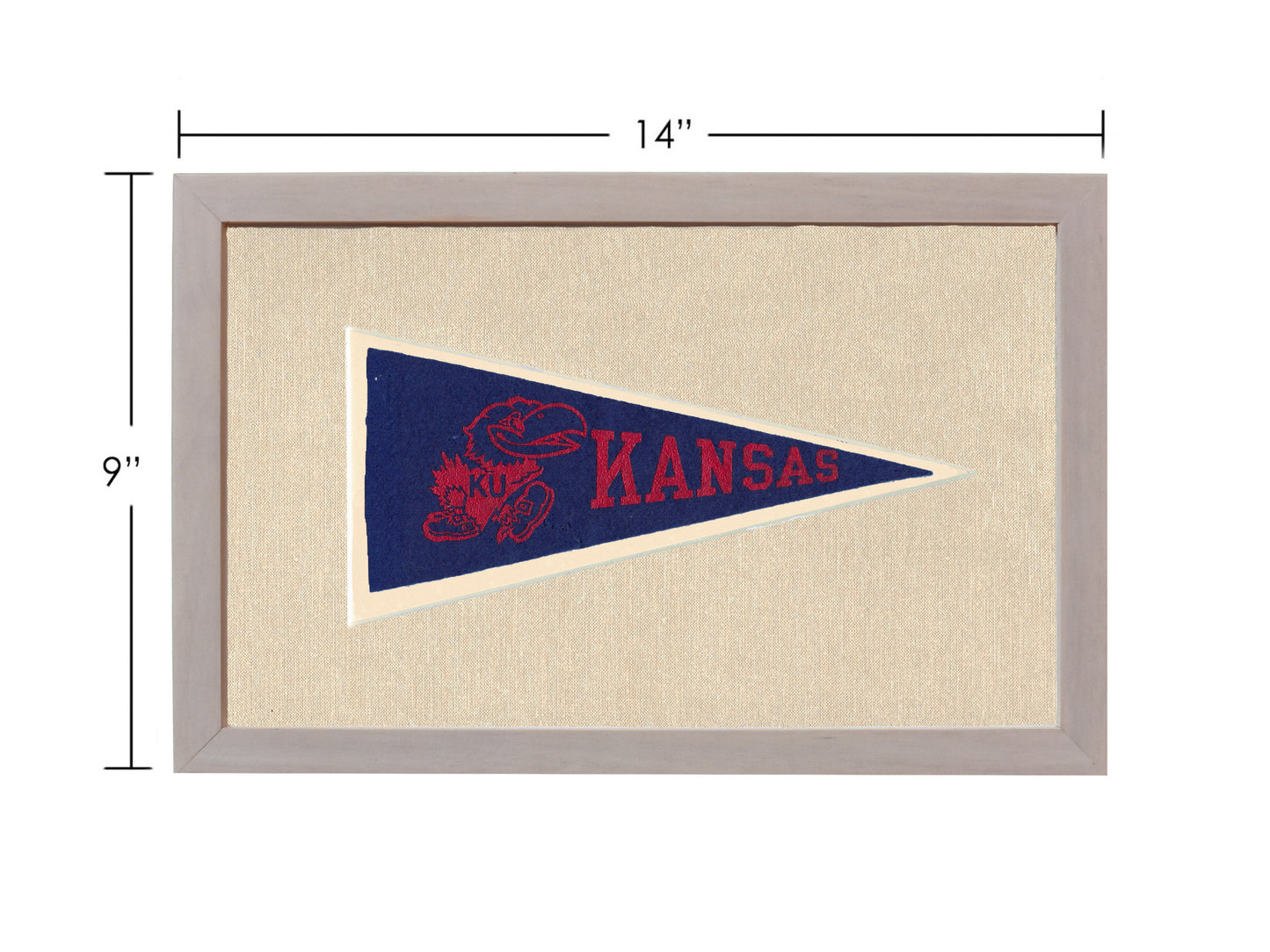 Vintage University of Kansas Pennant