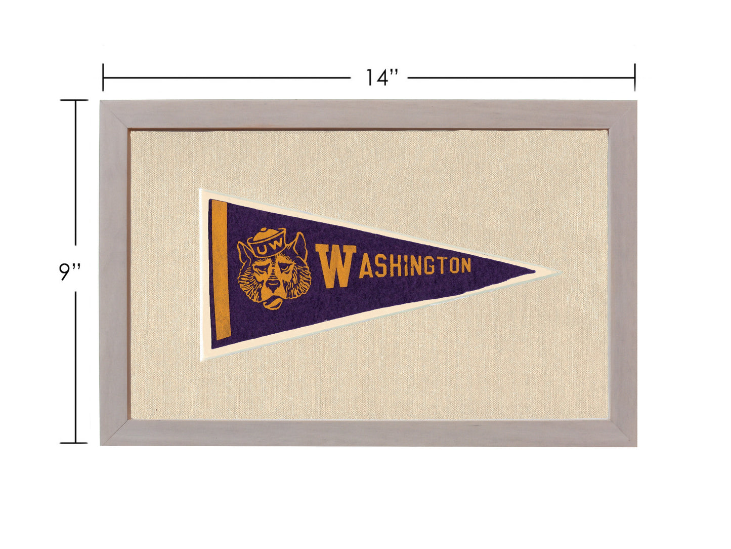 Vintage University of Washington Pennant