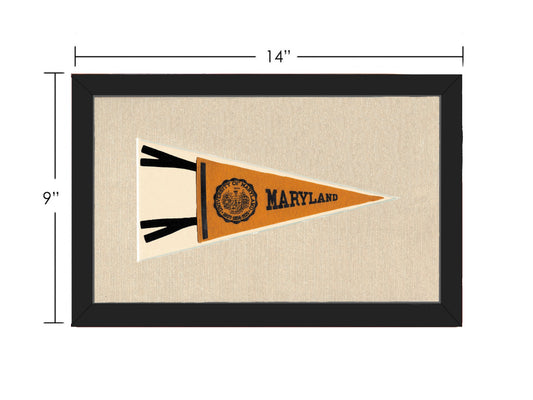 Vintage University of Maryland Pennant