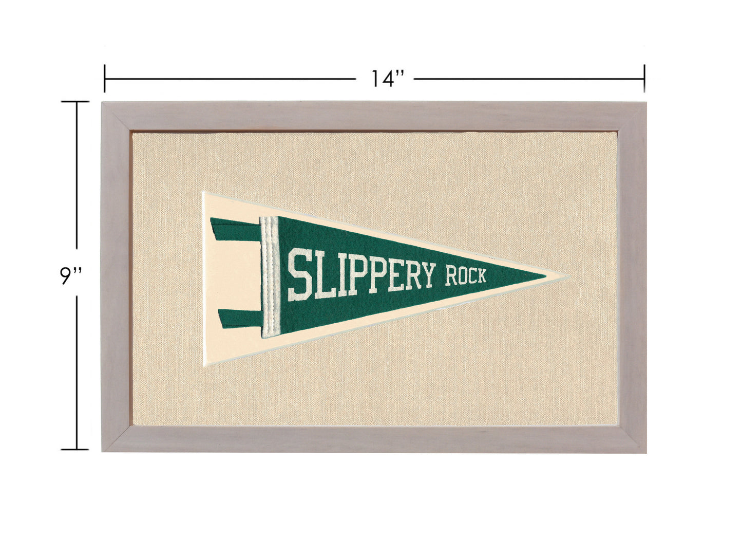 Vintage Slippery Rock University Pennant