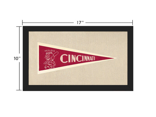 Vintage Cincinnati Reds Pennant
