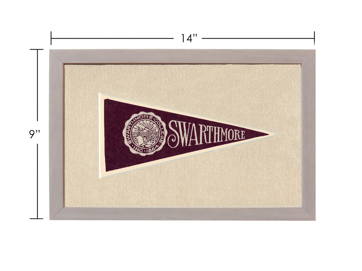 Vintage Swarthmore College Pennant