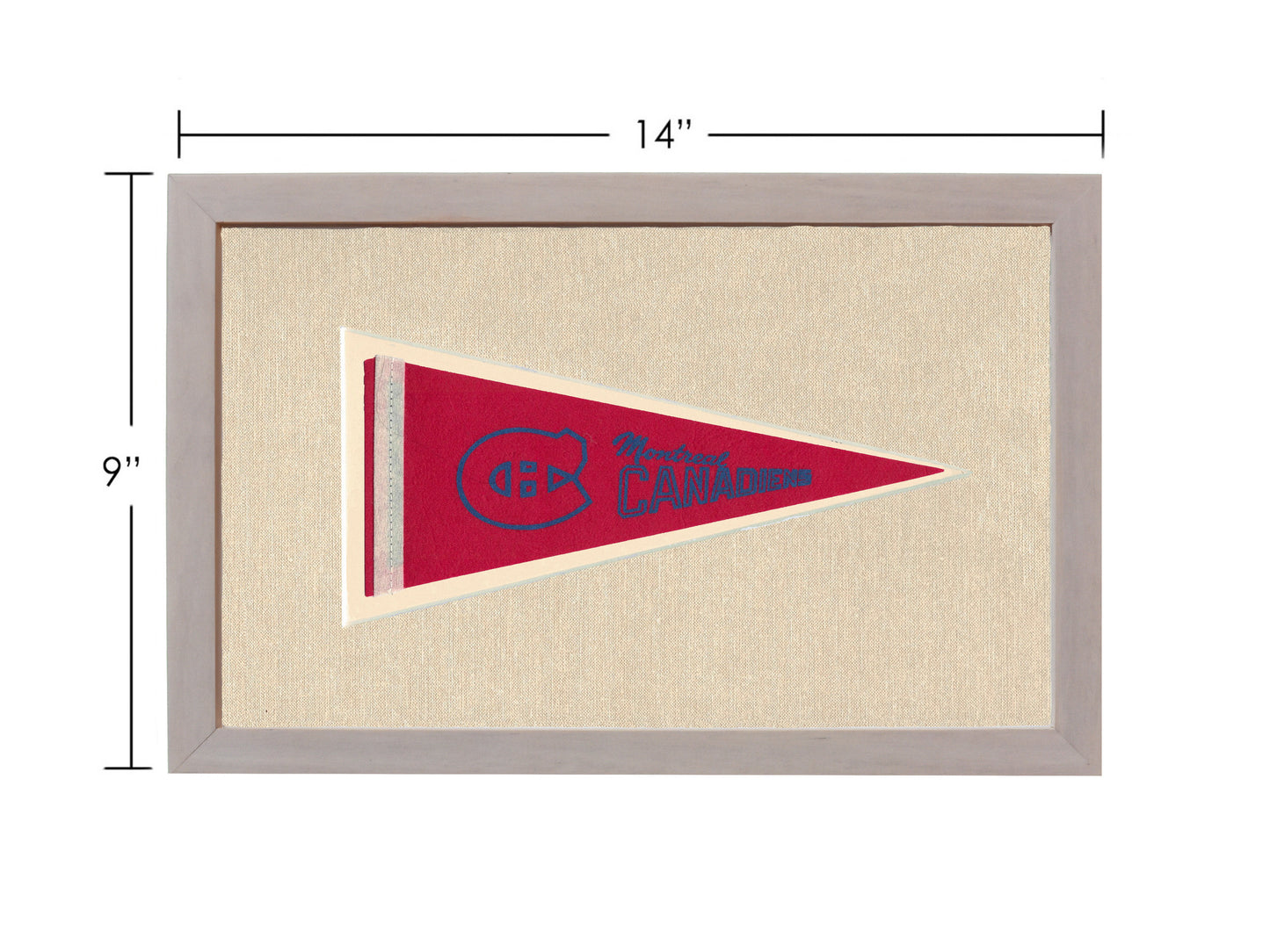 Vintage Montreal Canadiens Pennant